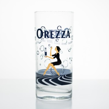 Verre Amsterdam OREZZA avec décor femme 3 couleurs