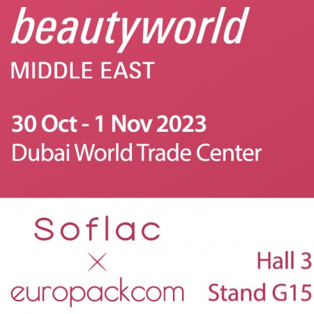 Soflac et Europackcom au salon Beautyworld Middle East