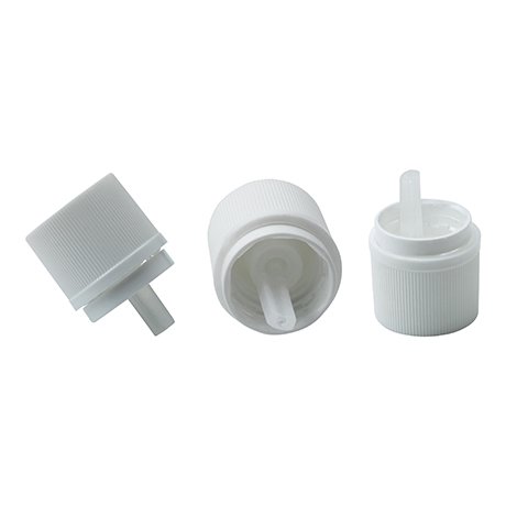 CSEINDIN18285B - Caps. séc. enfant PP blanc + compte-goutte vertical PE