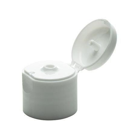 Capsule flip top PP Blanc 24/410 ouvert