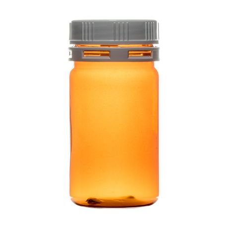 Pilulier PETG Ambré avec capsule